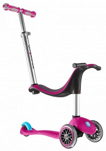 Многофункциональный самокат Globber My Free Seat 4 in 1 светящиеся колеса - Розовый (Globber, NTGB 450-110) Многофункциональный самокат Globber My Free Seat 4 in 1 светящиеся колеса - Розовый (Globber, NTGB 450-110)